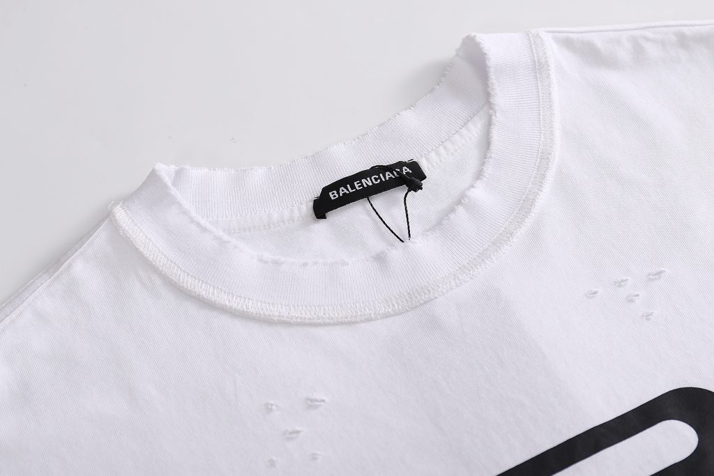 BALENCIAGA　バレンシアガ　半袖シャツ　プリントシャツ　クルーネック　メンズ　おしゃれ　Tシャツ　T-shirt　3色 - 画像 6