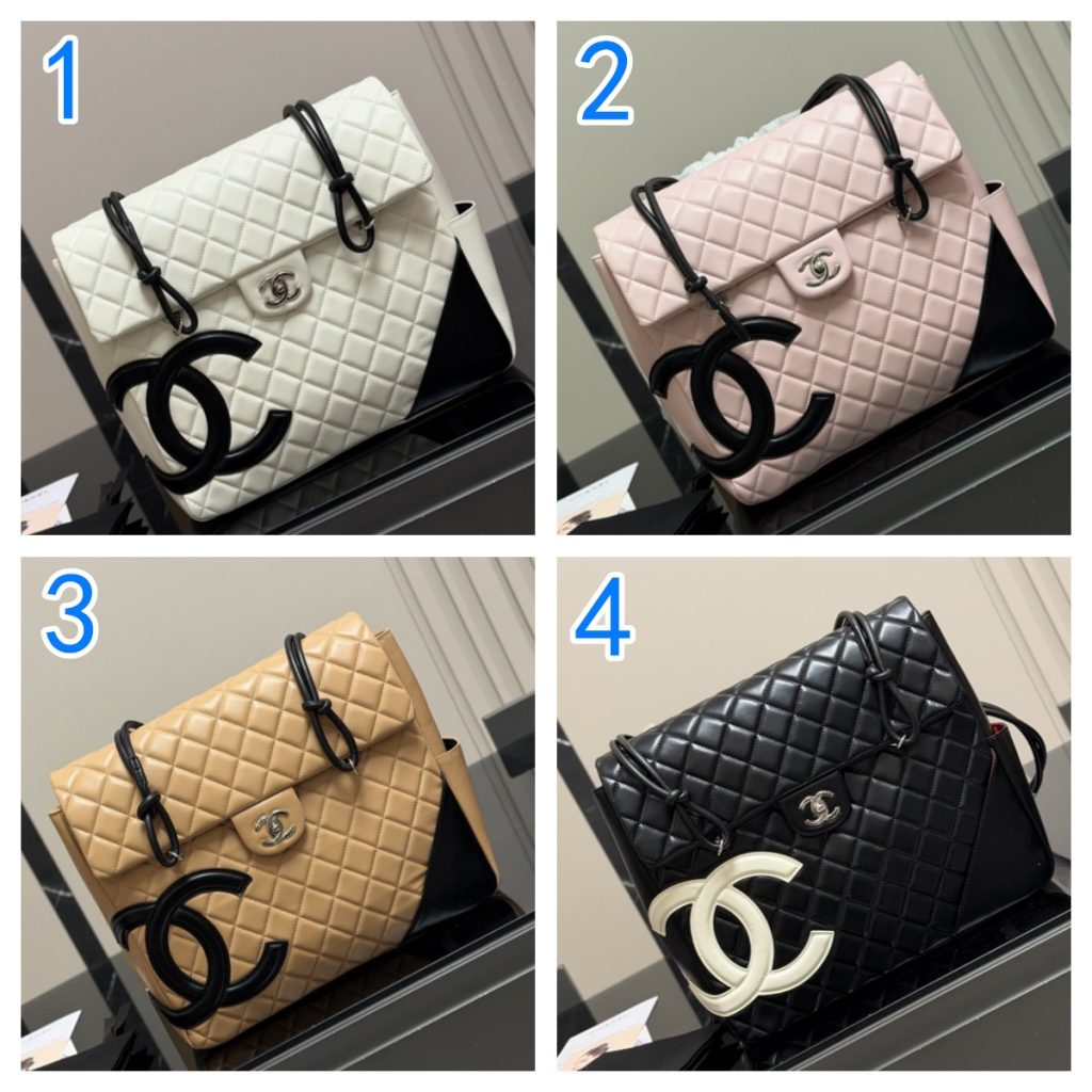 CHANEL シャネル カンボンライン ショルダーバッグ ラムスキン｜週末に黒の印象を写真で確認 - 商品画像 1