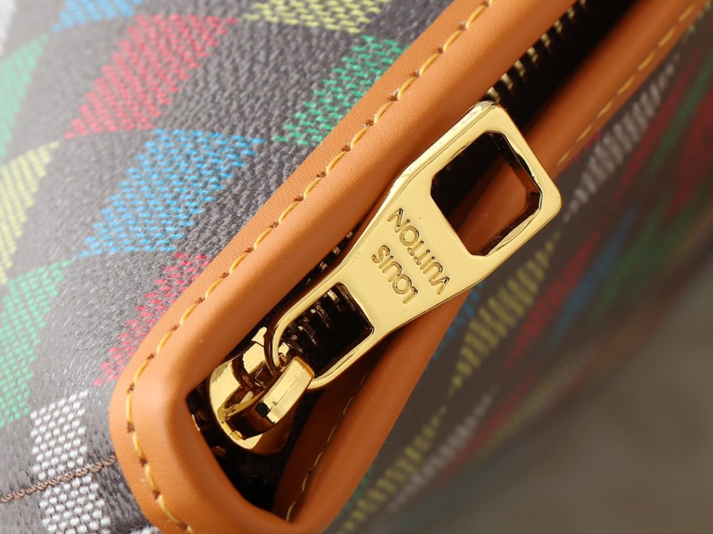 ルイ ヴィトン LOUIS VUITTON ネバーエバーフル LV バーズ ダミエ ラージバッグ ビジネスバッグ トートバッグ マルチカラー - 画像 7