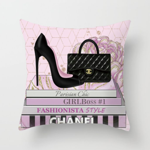 CHANELクッションカバー★シャネルクッションカバー　クッション　リネン生地/ベルベット生地　抱き枕カバー　インテリア雑貨新居 - 画像 8
