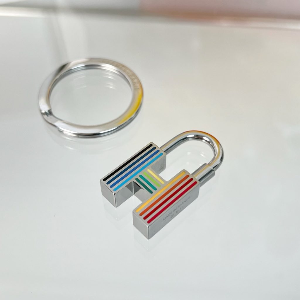 エルメス　キーホルダー 　クイズ・レインボー　カデナ　 HERMES　Cadenas Quizz Rainbow　キーリング　7種 - 画像 2