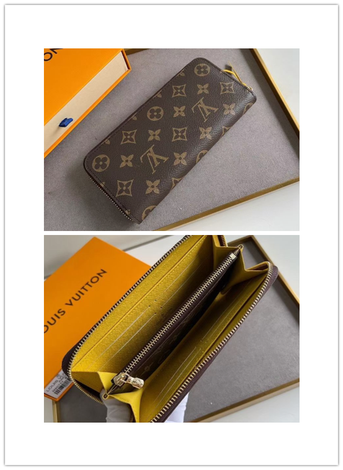 激安い!!数量限定✩ ルイヴィトン Louis Vuitton ポルトフォイユ・クレマンス 長財布 レディース 財布 ファスナー長財布 モノグラム/ダミエ 11色 - 画像 2