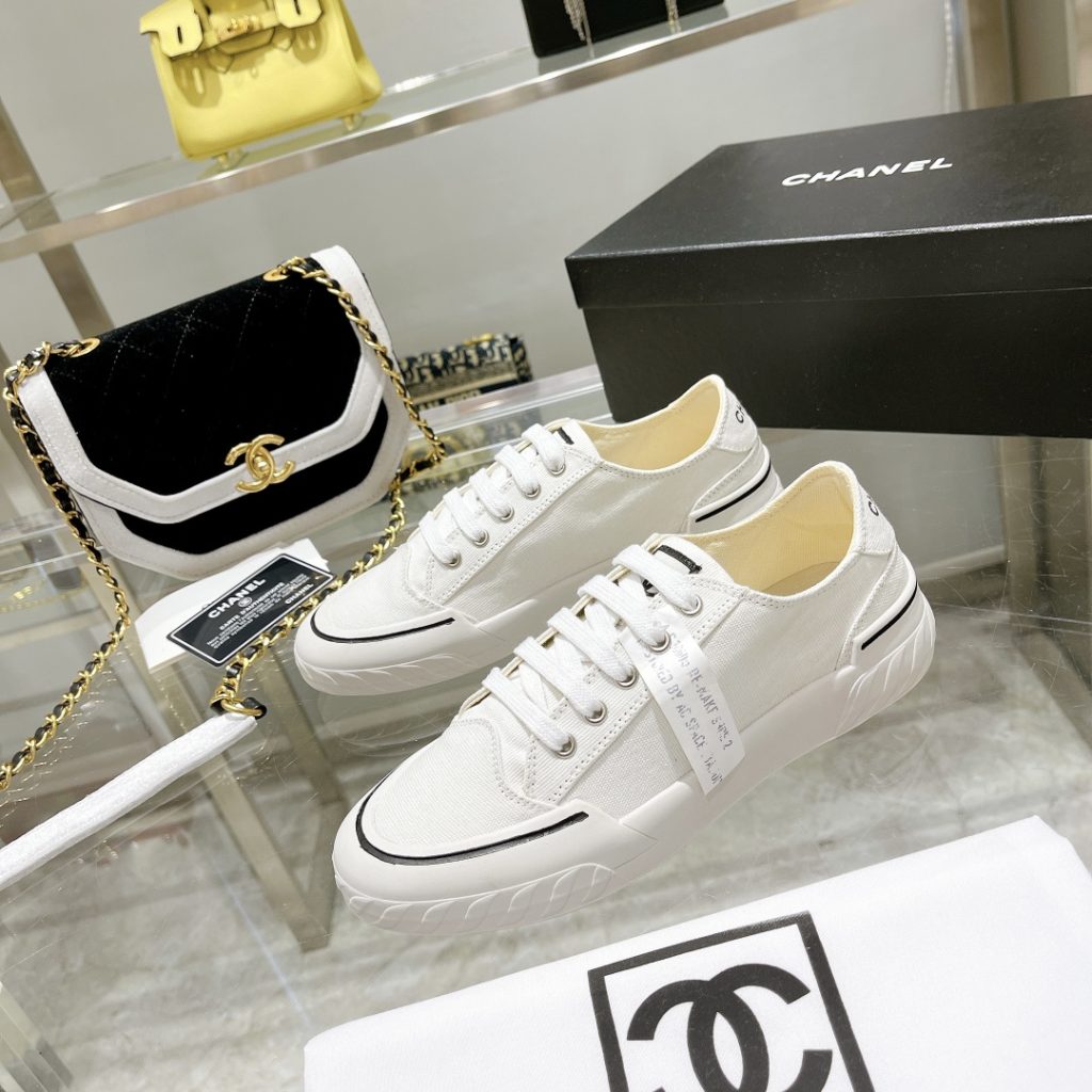 CHANELスニーカー　シャネル　スリッポン/ローファー　厚底レディース靴　キャンバス　5色 - 画像 7