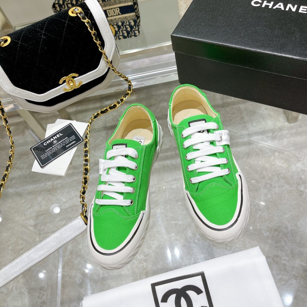 CHANELスニーカー　シャネル　スリッポン/ローファー　厚底レディース靴　キャンバス　5色 - 画像 2