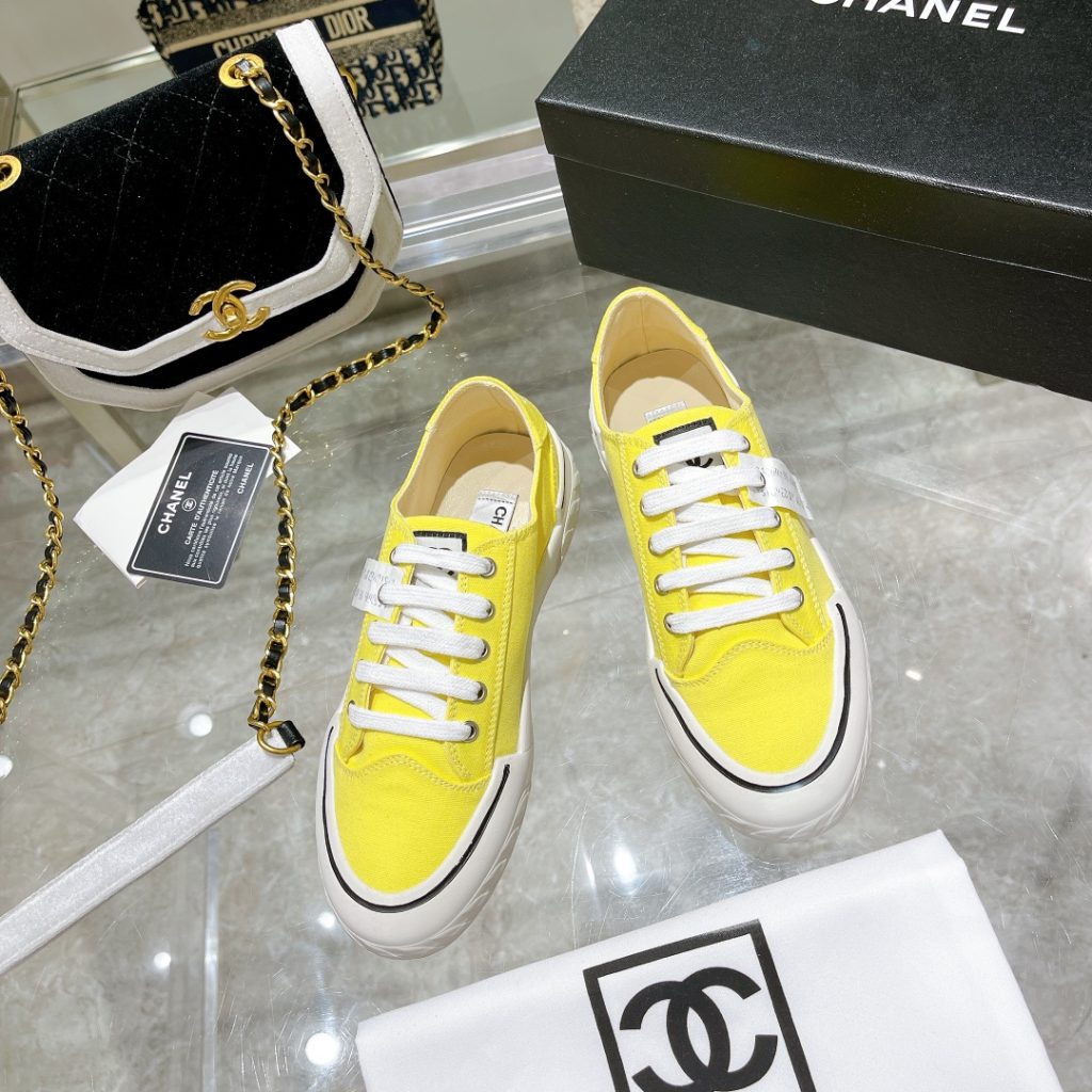 CHANELスニーカー　シャネル　スリッポン/ローファー　厚底レディース靴　キャンバス　5色 - 画像 3