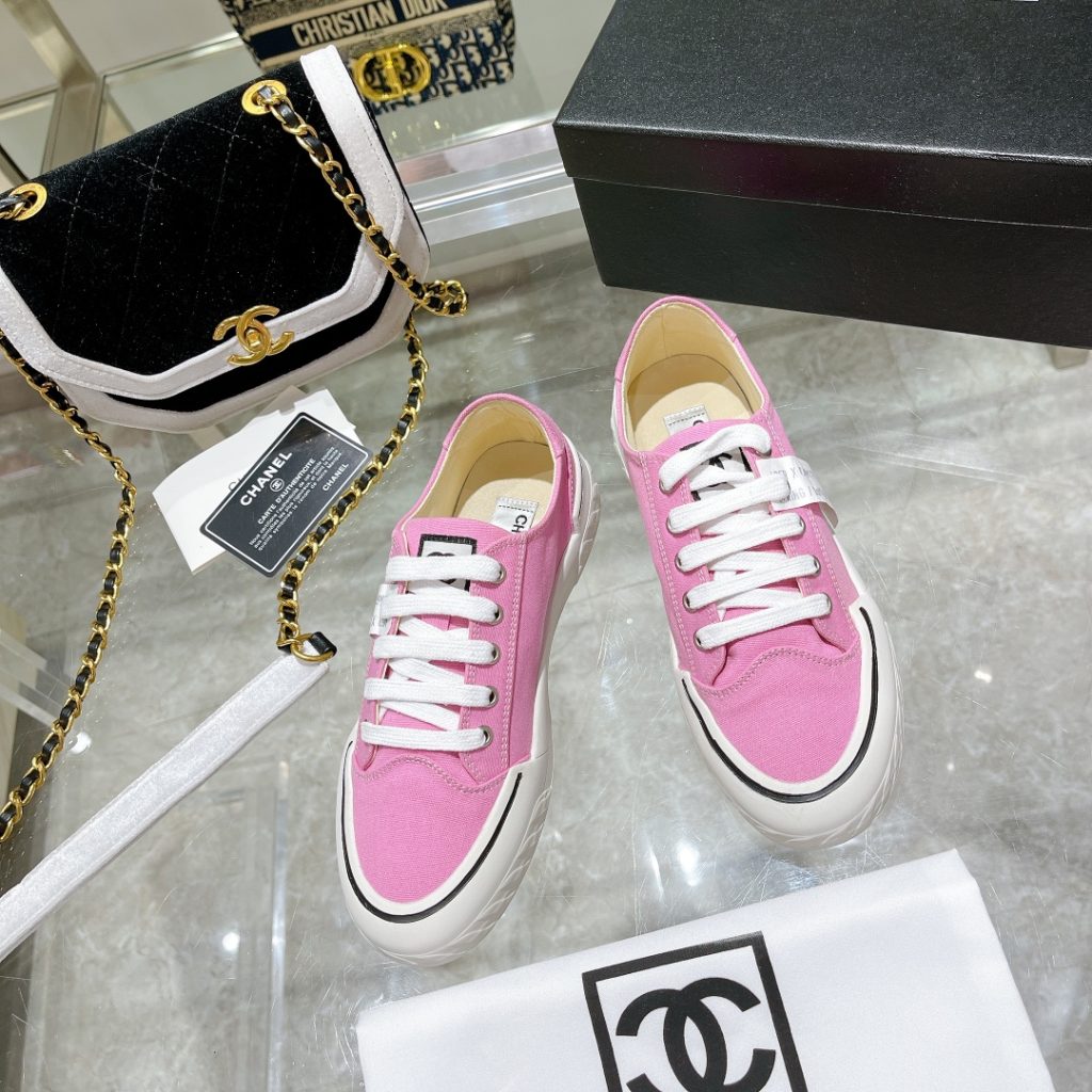 CHANELスニーカー　シャネル　スリッポン/ローファー　厚底レディース靴　キャンバス　5色 - 画像 5