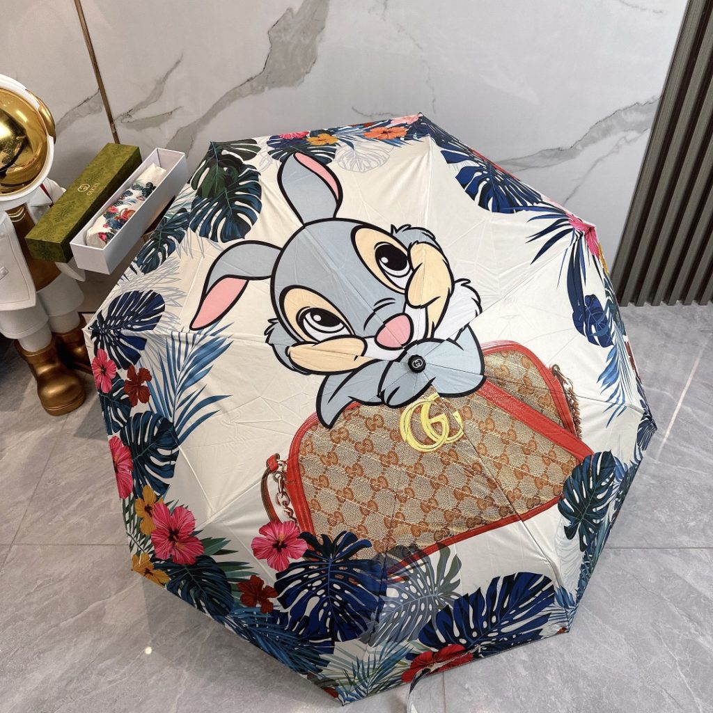 GUCCI グッチかさ傘 日傘雨傘 折りたたみ傘 ワンタッチ開閉 UVカット 晴雨兼用傘 可愛いミッキーディズニー4種 - 画像 5