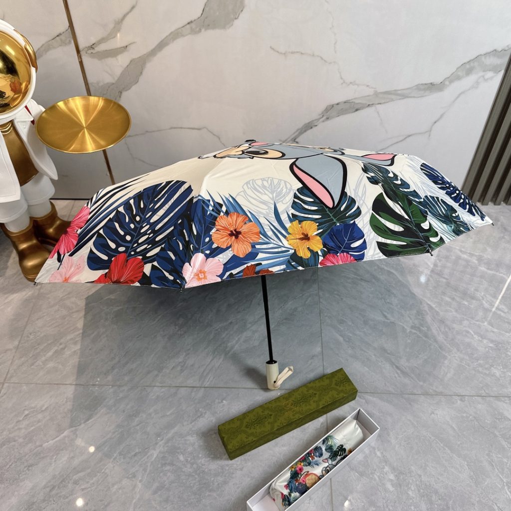 GUCCI グッチかさ傘 日傘雨傘 折りたたみ傘 ワンタッチ開閉 UVカット 晴雨兼用傘 可愛いミッキーディズニー4種 - 画像 6