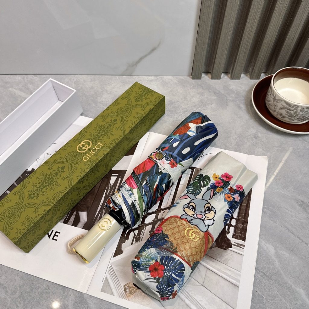 GUCCI グッチかさ傘 日傘雨傘 折りたたみ傘 ワンタッチ開閉 UVカット 晴雨兼用傘 可愛いミッキーディズニー4種 - 画像 7
