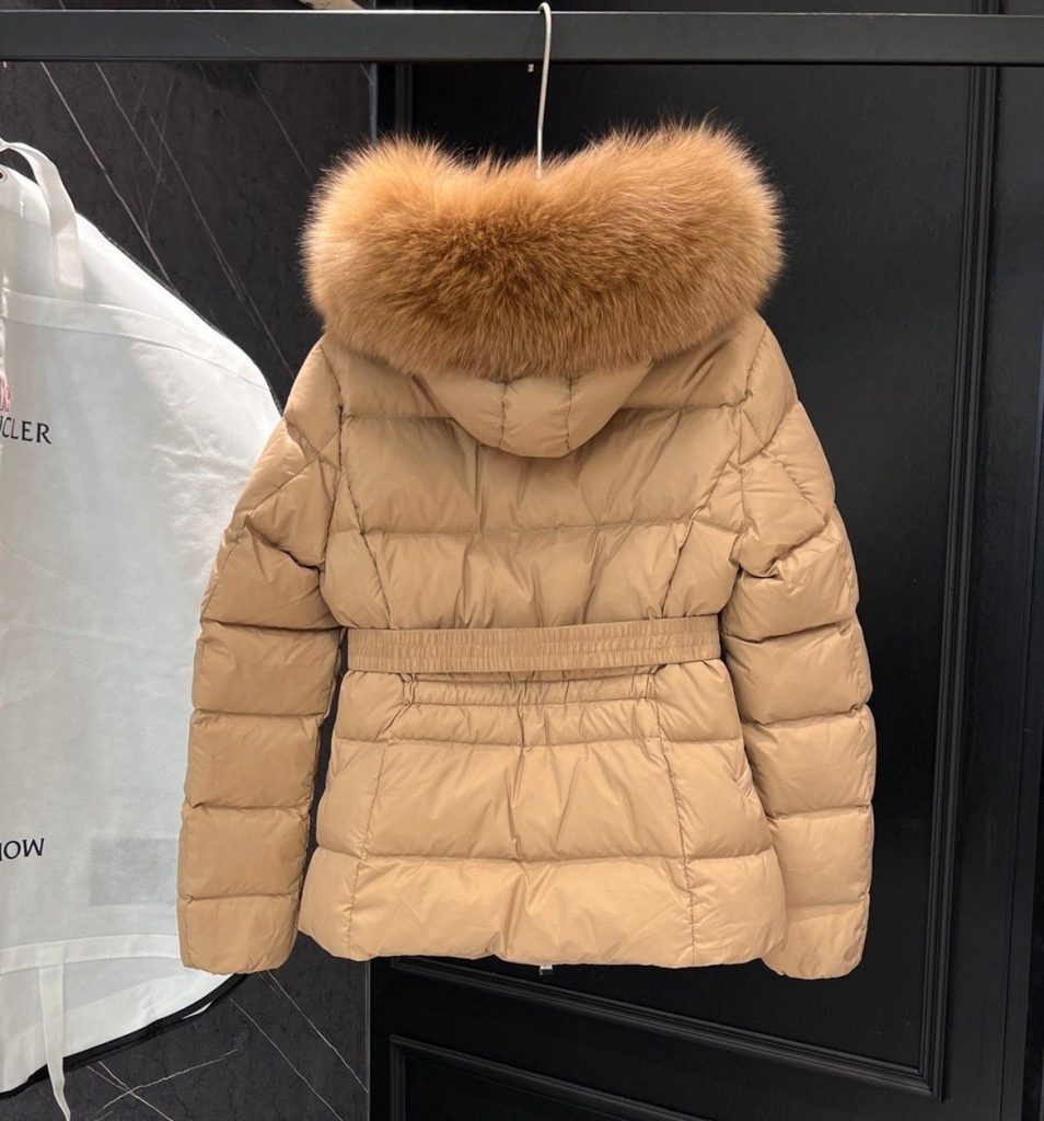 秋冬限定　モンクレール　MONCLER BOED　ダウンジャケット　レディースファー付きコート　ホワイト/ブラック/グリーン/ブラウン　ショットダウンジャケット - 画像 6