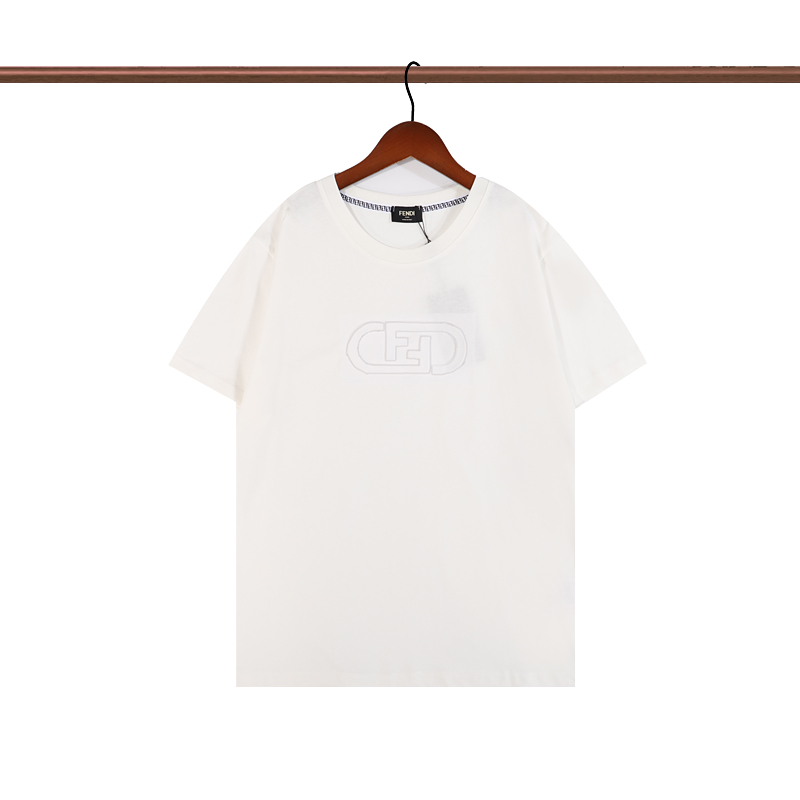 フェンディ　FENDI　クルーネックシャツ　メンズ　レディース　シャツ　半袖シャツ　Ｔ-Shirt　2色 - 画像 2
