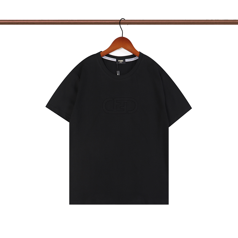 フェンディ　FENDI　クルーネックシャツ　メンズ　レディース　シャツ　半袖シャツ　Ｔ-Shirt　2色 - 画像 3