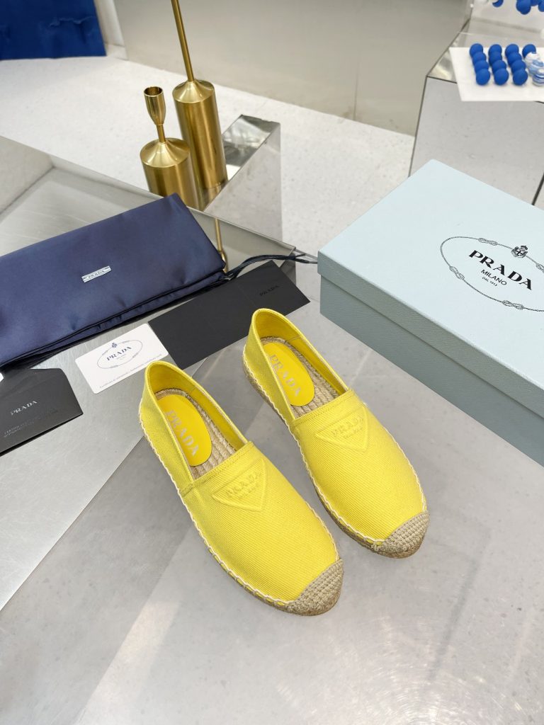 PRADA/プラダ　エスパドリーユ　厚底スリッポン　レディース靴女性　選べる4色22.5-25cm - 画像 5