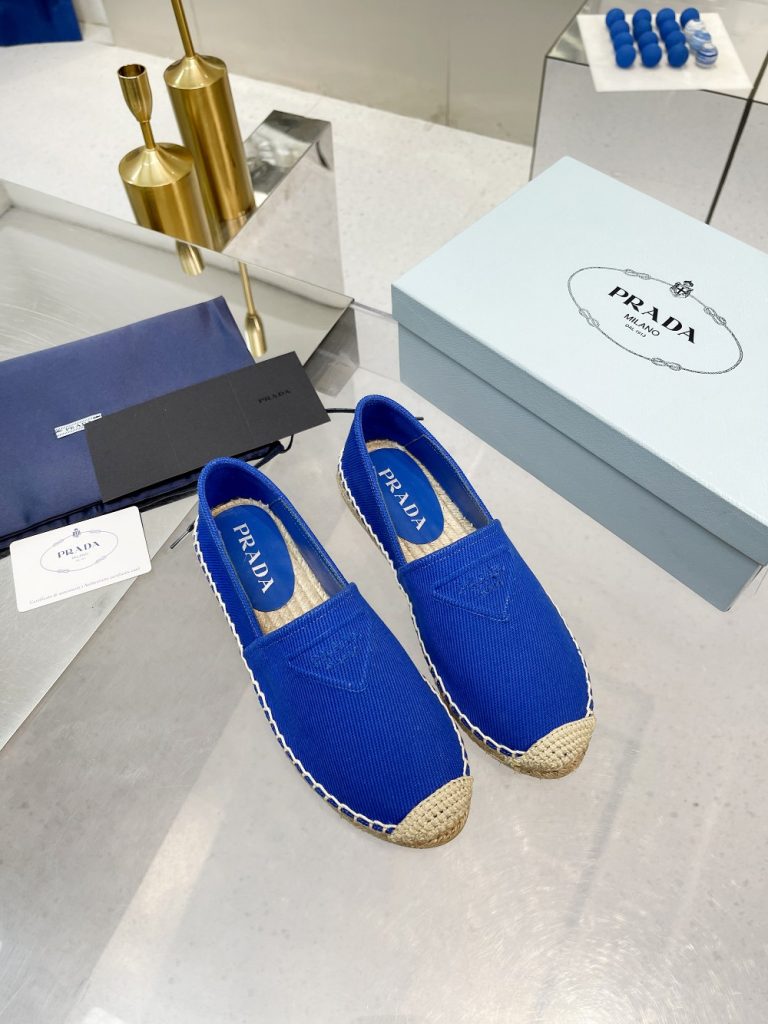 PRADA/プラダ　エスパドリーユ　厚底スリッポン　レディース靴女性　選べる4色22.5-25cm - 画像 7