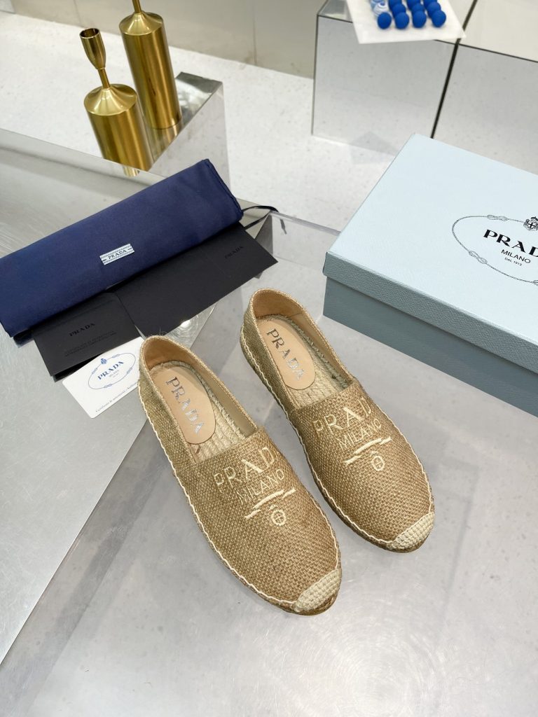 PRADA/プラダ　エスパドリーユ　厚底スリッポン　レディース靴女性　選べる4色22.5-25cm - 画像 2