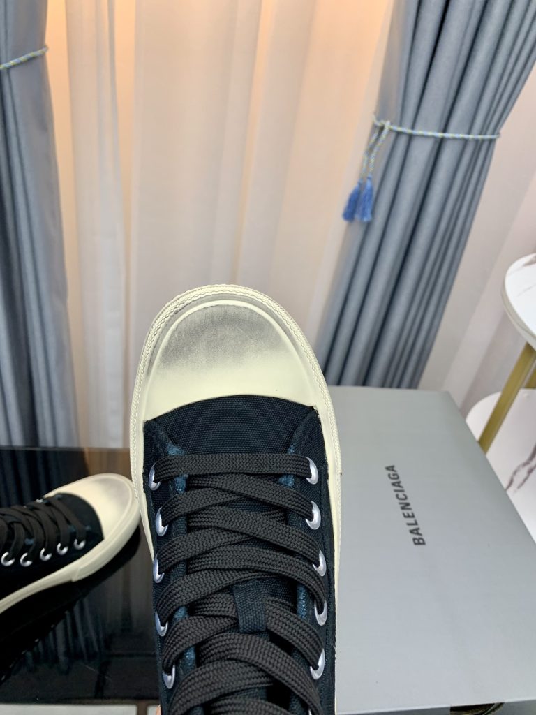 バレンシアガ　ハイカット　Balenciagaスニーカー　ズック靴　男女兼用カジュアルシューズ　ヴィンテージ - 画像 3