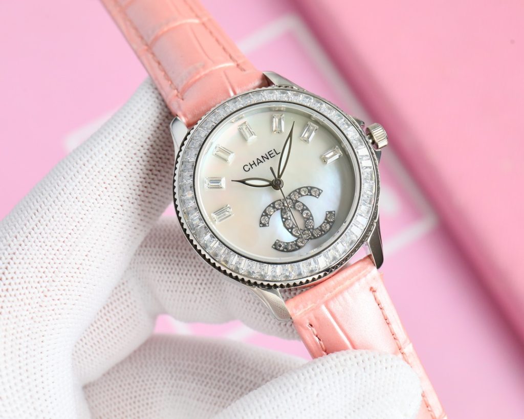 Chanel シャネル✨新作✨CHANEL レディース 自動巻き腕時計🕰️ サファイアガラス&本革ベルト💖 630鋼带650モデル - 画像 3