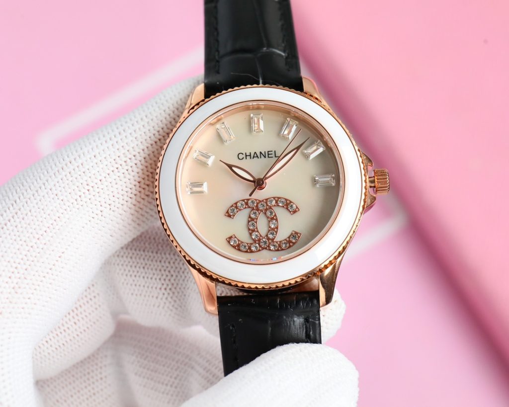 Chanel シャネル✨新作✨CHANEL レディース 自動巻き腕時計🕰️ サファイアガラス&本革ベルト💖 630鋼带650モデル - 画像 5