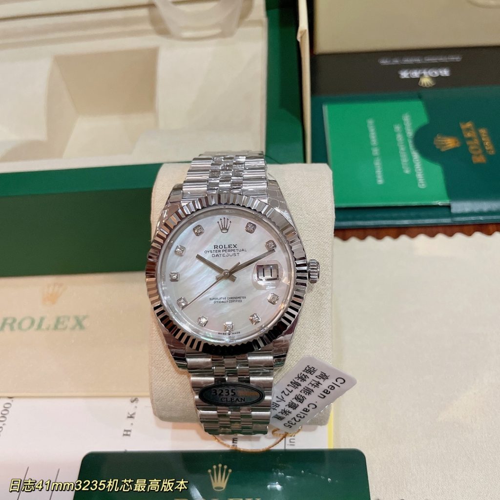 Rolex ロレックス【最高峰レプリカ】ロレックス デイトジャスト 41mm 3235機芯 🔥 904L鋼 ✨ 正品互換 🔧 72時間パワーリserve 💎 永久ブルー夜光 🌟 - 画像 5