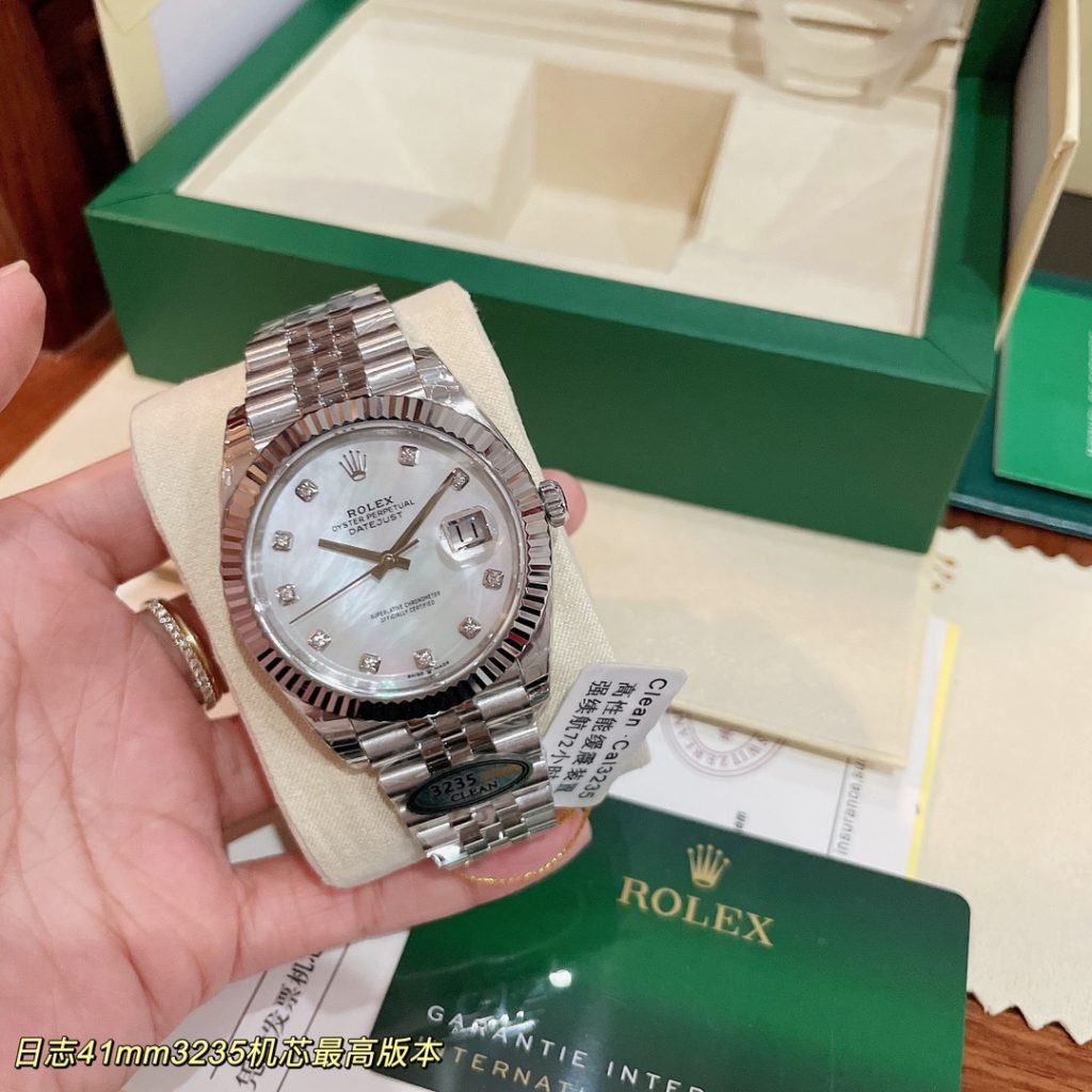 Rolex ロレックス【最高峰レプリカ】ロレックス デイトジャスト 41mm 3235機芯 🔥 904L鋼 ✨ 正品互換 🔧 72時間パワーリserve 💎 永久ブルー夜光 🌟 - 画像 6