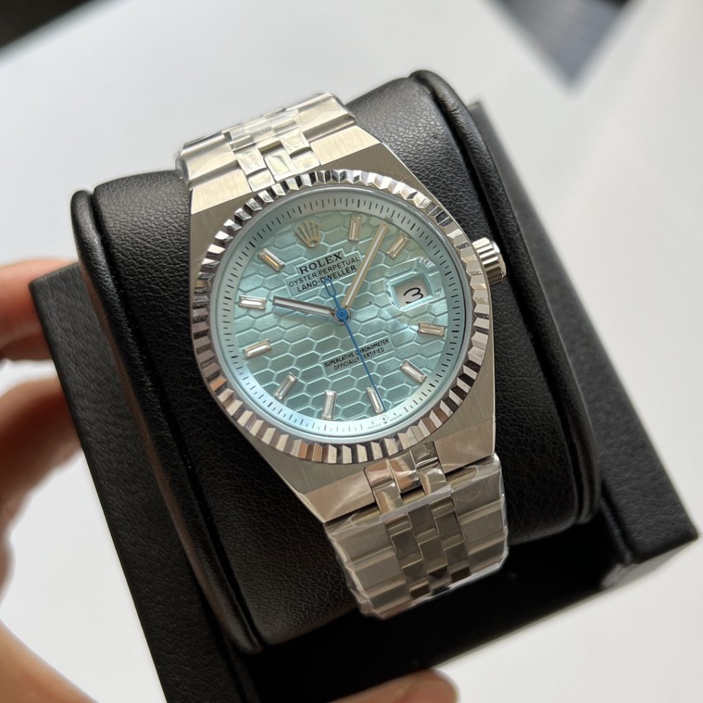 Rolex ロレックス⌚️ロレックス 最新モデル デイトジャスト 41mm 36mm 💎ブルーダイヤル✨ メンズ レディース 自動巻き - 画像 5