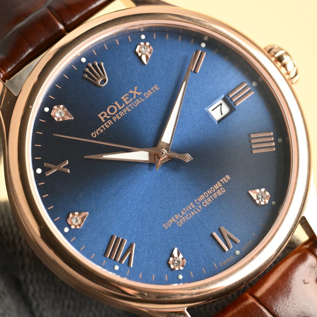 Rolex ロレックス✨ロレックス風 超薄 高級腕時計✨ 40mm 本格ムーブメント ビジネス/贈り物に最適💼🕰️🎁💎 - 画像 7