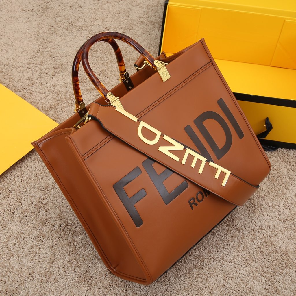 FENDI　フェンディ　サンシャイン ミディアム　レザーショッパー　トートバッグ　手提げ　ショルダーバッグ　5色選択可 - 画像 2