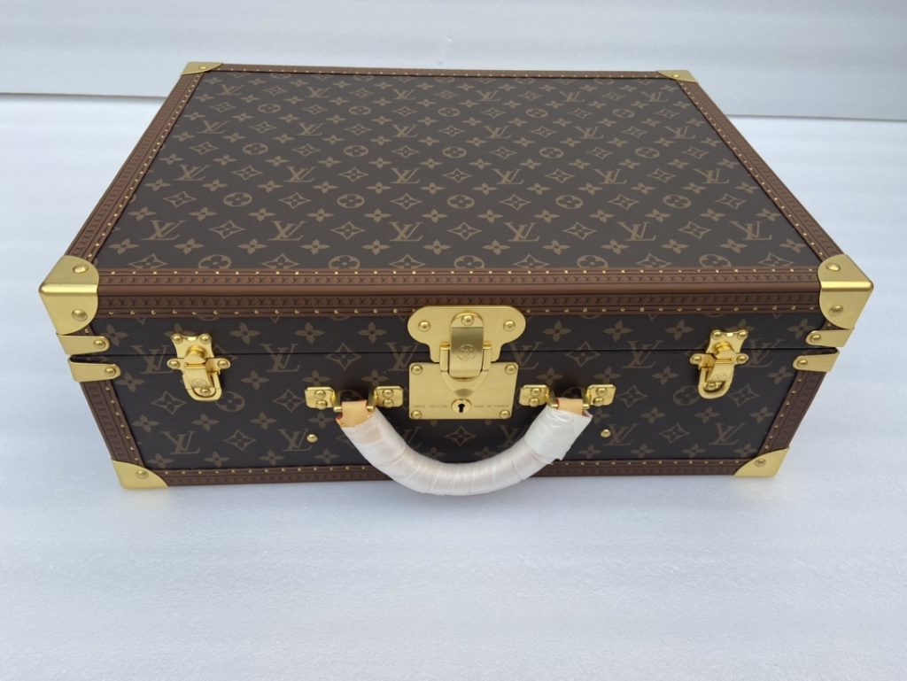 【ルイヴィトン】ミニトランク 小物収納ボックス モノグラムキャンバス ヴィンテージ品 高級感のある逸品 - 画像 2