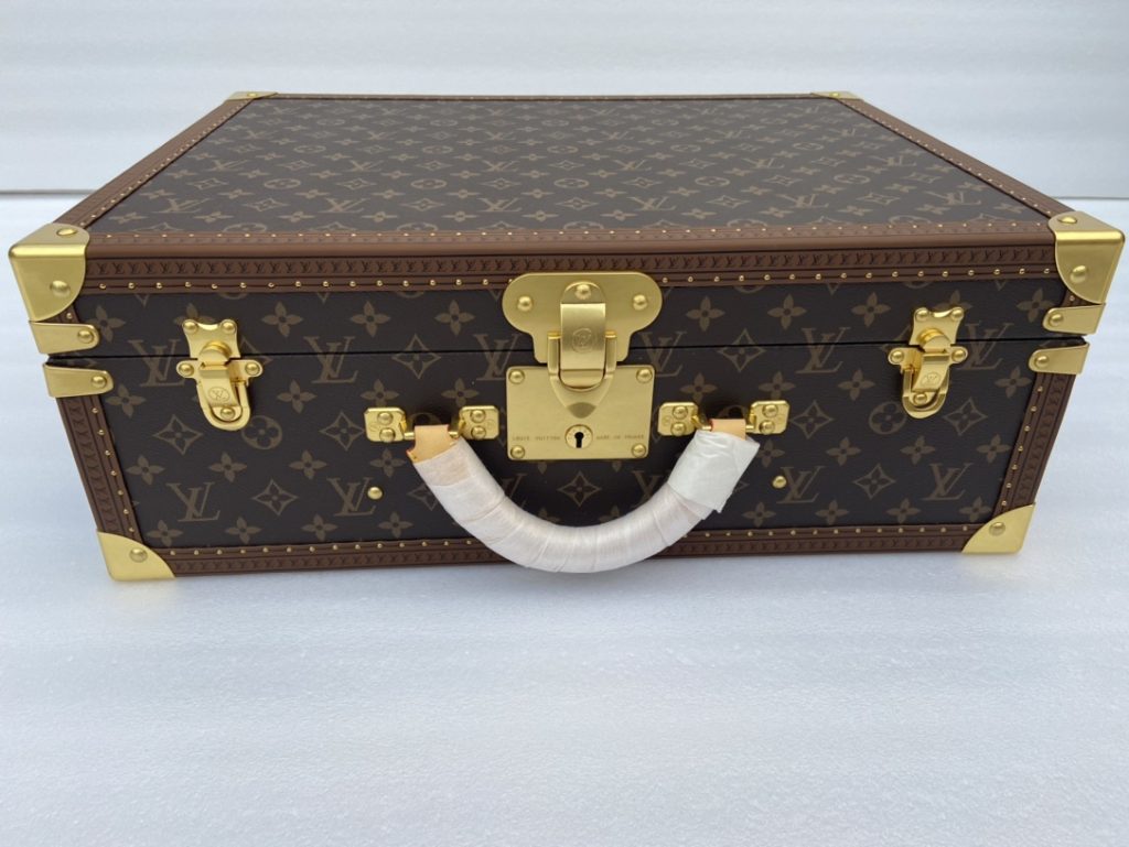 【ルイヴィトン】ミニトランク 小物収納ボックス モノグラムキャンバス ヴィンテージ品 高級感のある逸品 - 画像 3