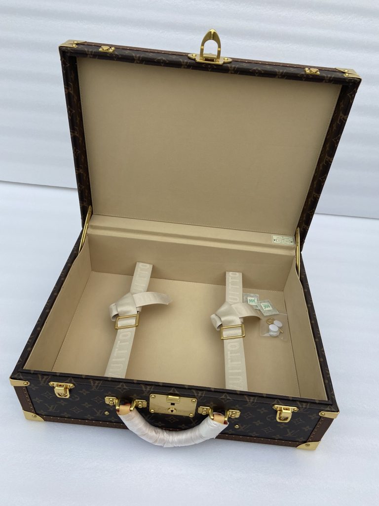 【ルイヴィトン】ミニトランク 小物収納ボックス モノグラムキャンバス ヴィンテージ品 高級感のある逸品 - 画像 8