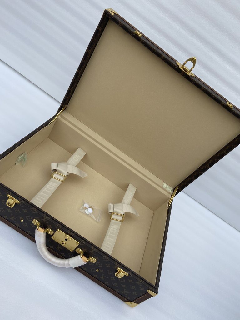 【ルイヴィトン】ミニトランク 小物収納ボックス モノグラムキャンバス ヴィンテージ調 高級感のある逸品 - 画像 8