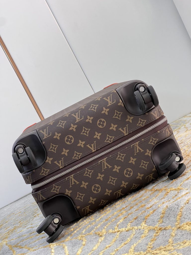 【ルイヴィトン】ホライズン キャビンバッグ モノグラム帆布 マークニューソン設計 オレンジ色 上品な旅行バッグ - 画像 8