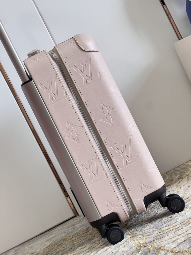 【ルイヴィトン】ホライズン トランク モノグラム帆布 旅行ステッカー付き レザーコーナーガード 上品で実用的な旅行コンパニオン - 画像 4