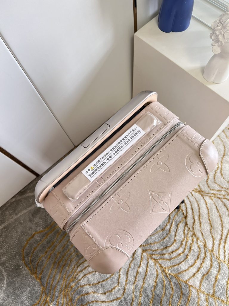 【ルイヴィトン】ホライズン トランク モノグラム帆布 旅行ステッカー付き レザーコーナーガード 上品で実用的な旅行コンパニオン - 画像 7