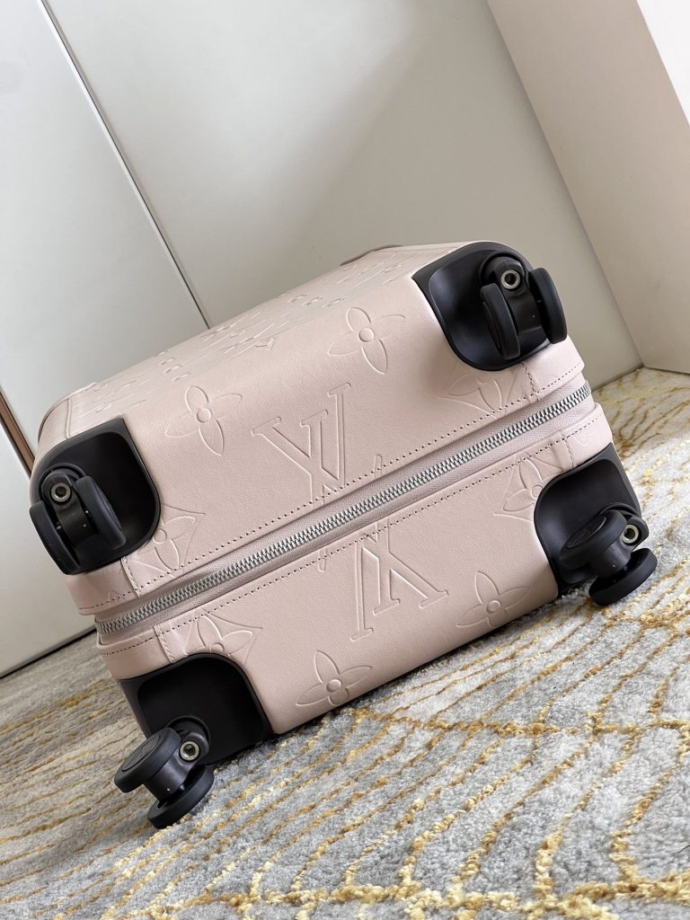 【ルイヴィトン】ホライズン トランク モノグラム帆布 旅行ステッカー付き レザーコーナーガード 上品で実用的な旅行コンパニオン - 画像 8