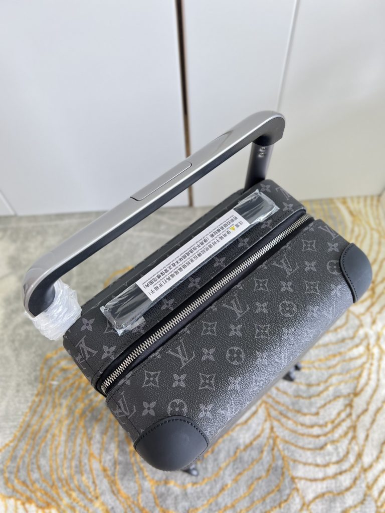 【ルイヴィトン】ホライズン トランク型小物収納ボックス モノグラム柄 旅行ステッカー付き 上品で実用的な高級逸品 - 画像 7