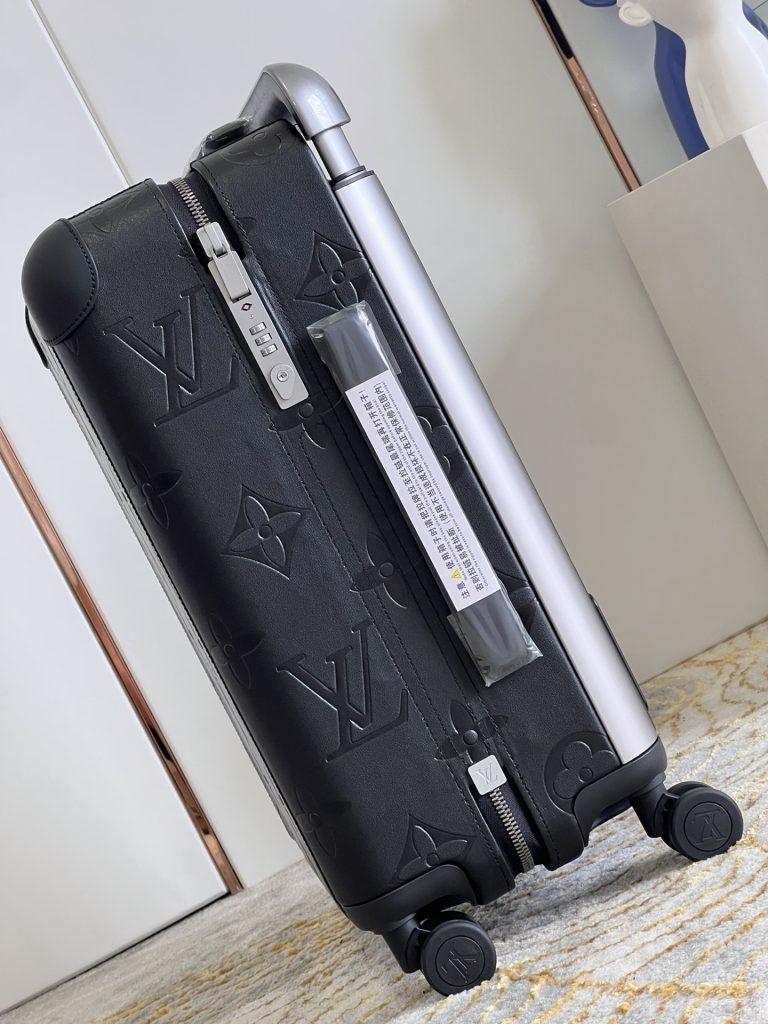 【ルイヴィトン】モノグラム キャリーバッグ ブラック压花 レザーコーナーガード 上品で実用的な旅行コンパニオン - 画像 8