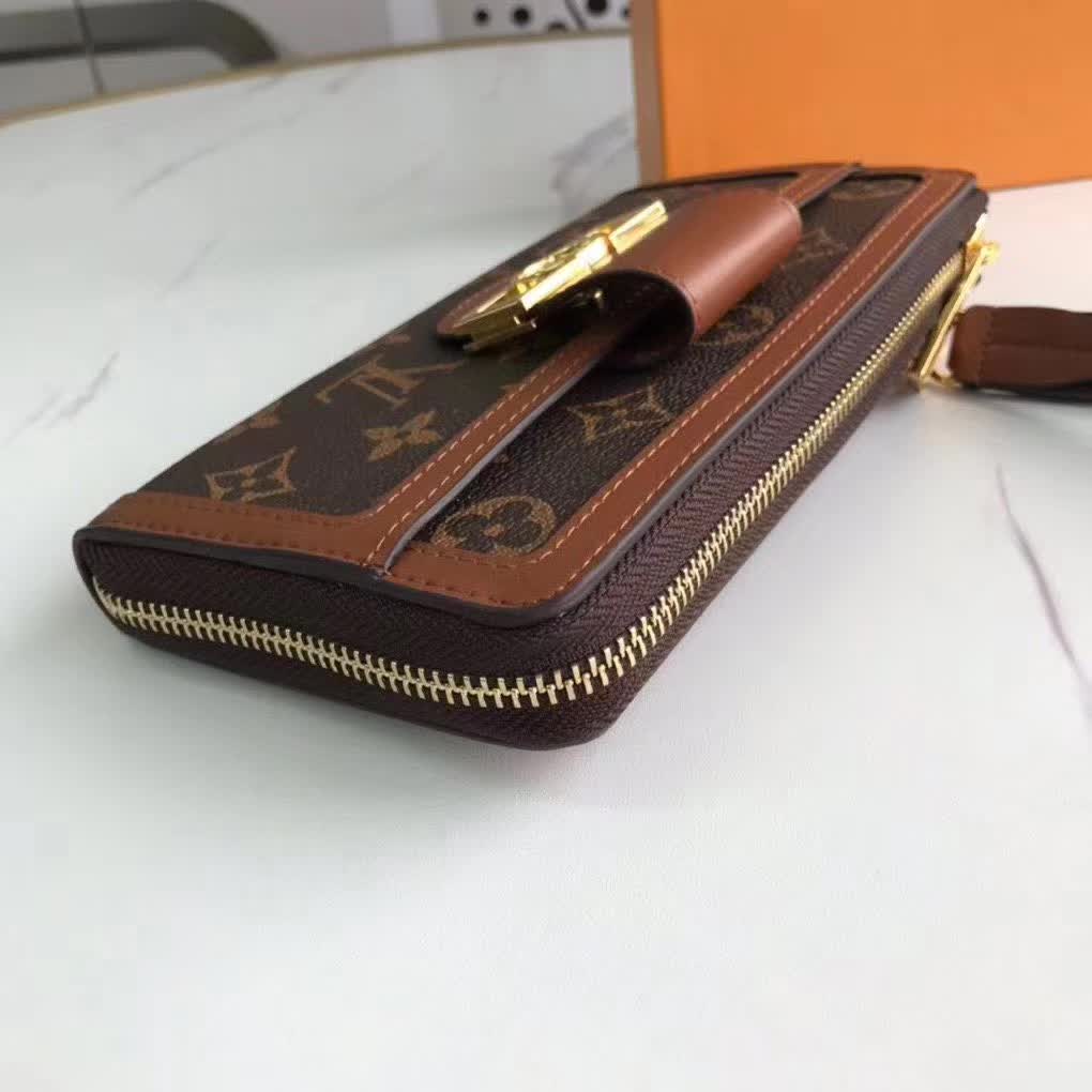 ルイヴィトン(LOUIS VUITTON) 長財布 モノグラム クラシックなデザイン 金具美品 上質な革製 上品で高級感あふれる逸品です - 画像 3