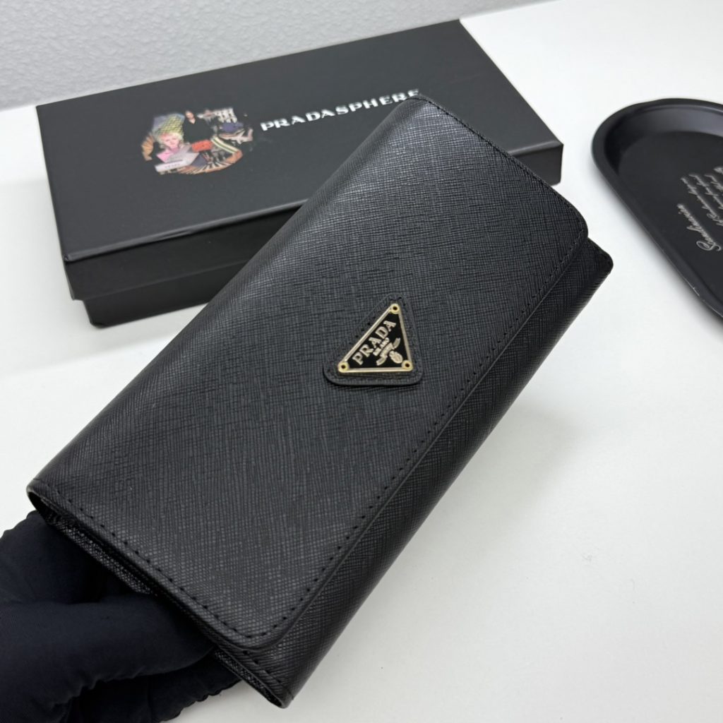 プラダ モノグラムキャンバス 上品な長財布 レディース人気モデル ギフトにも最適 - 画像 3