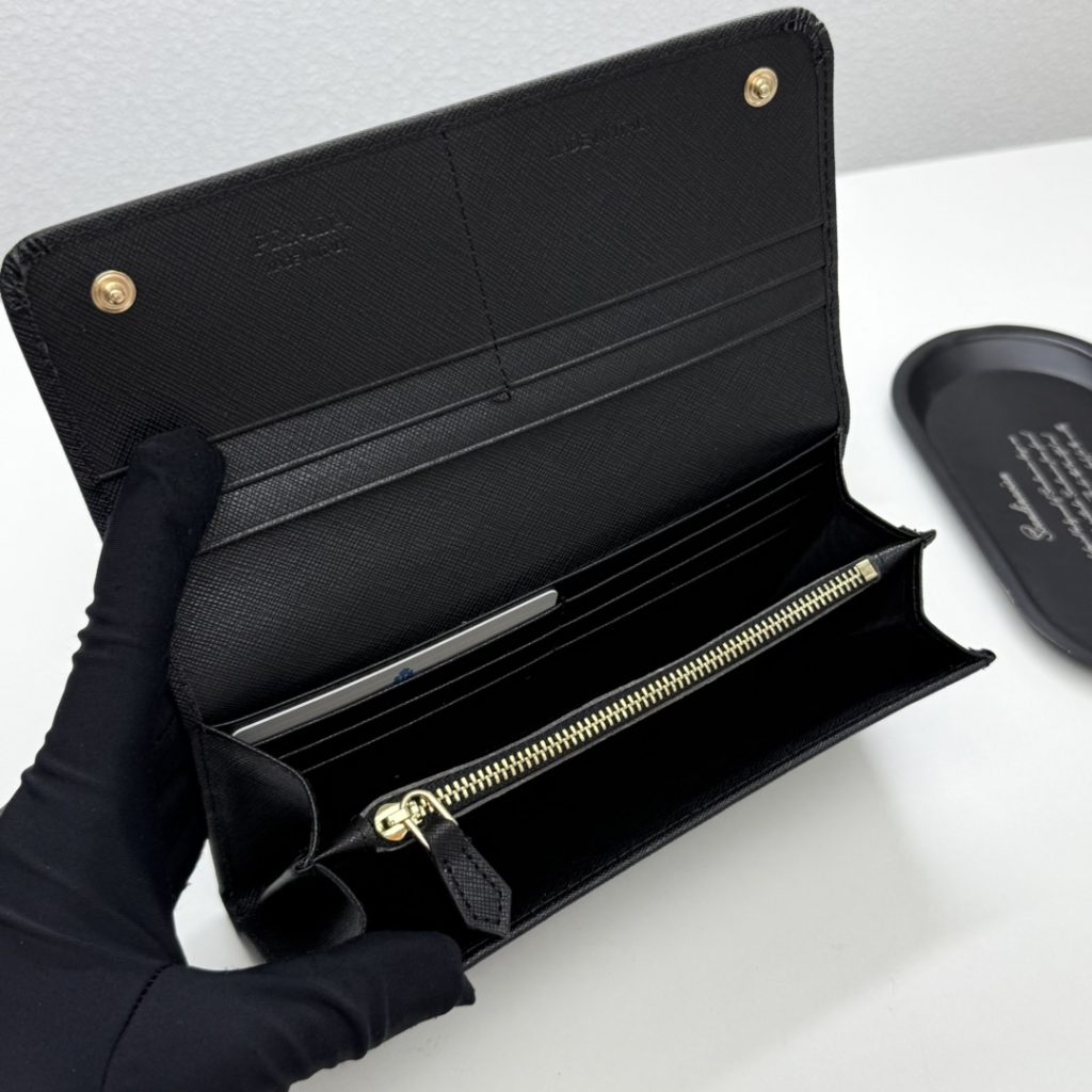 プラダ モノグラムキャンバス 上品な長財布 レディース人気モデル ギフトにも最適 - 画像 8