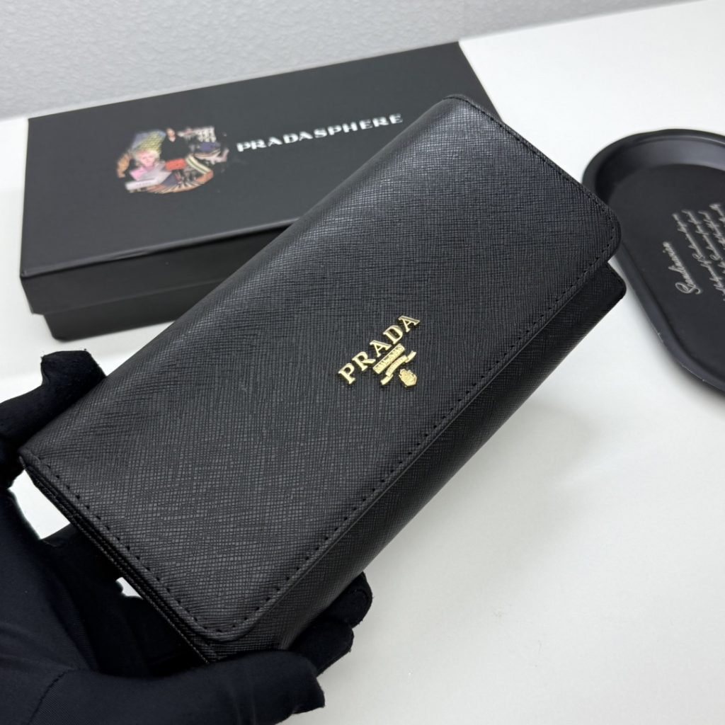 プラダ モノグラムキャンバス 上品な長財布 レディース人気モデル ギフトにも最適 - 画像 4