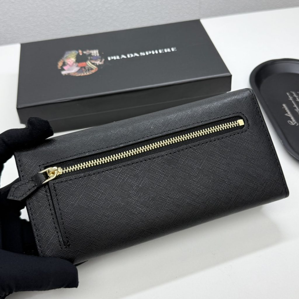 プラダ モノグラムキャンバス 上品な長財布 レディース人気モデル ギフトにも最適 - 画像 5