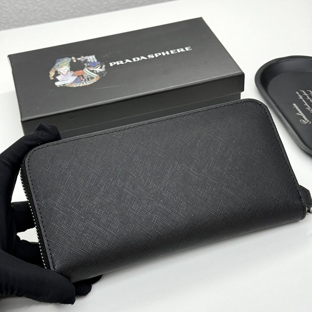 プラダ モノグラムキャンバス 上品な長財布 レディース人気モデル ギフトにも最適 - 画像 4