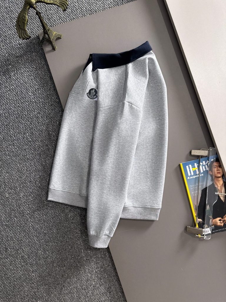 Monclerモンクレール ポロネックスウェット 3色展開 メンズ 5色展開 綿素材 高品質 長袖 半袖 ファッション ブランド 服 おしゃれ 人気 40-60 - 画像 6