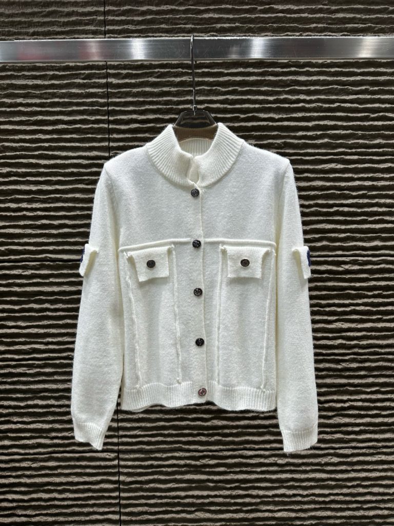 シャネル レディースニット 2色展開 ファッションカーディガン 保温性抜群 - 画像 5