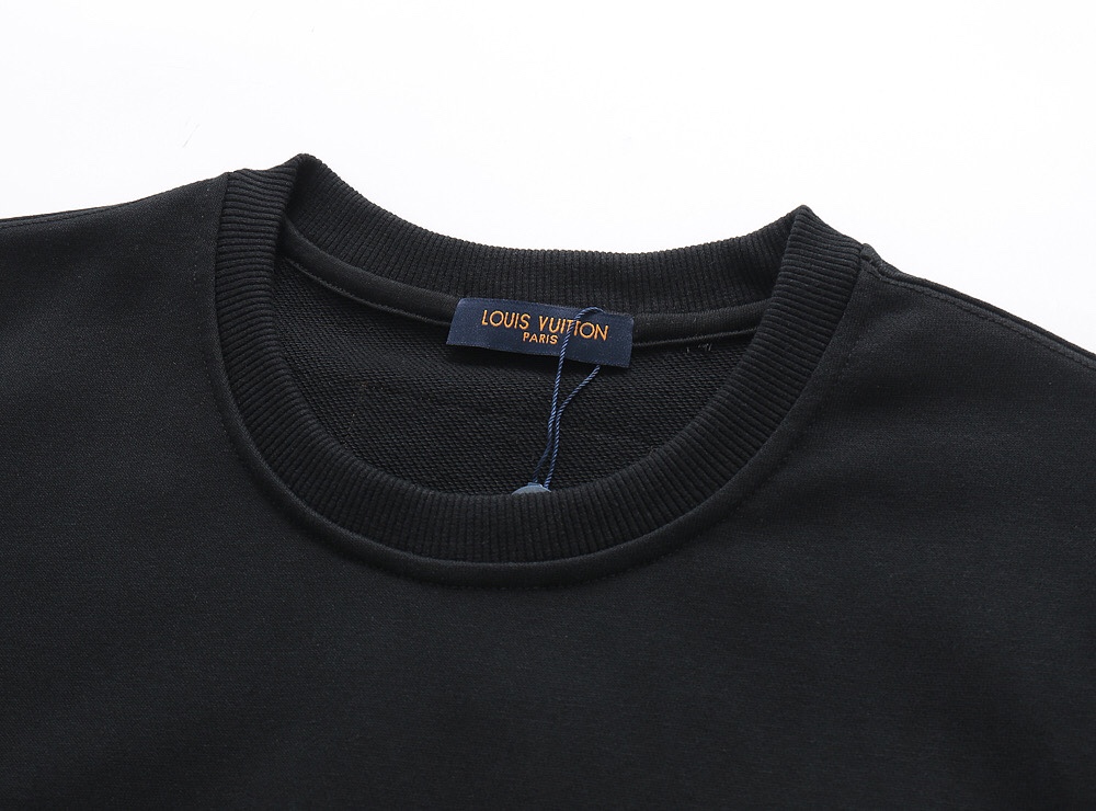 Louis VuittonLOUIS VUITTON ブラック ピクセル風ロゴ パーカー 1色 - 画像 2