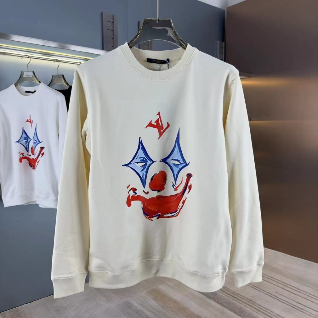Louis Vuittonロエ Viking ロゴ パーカー ホワイト 1色入 - 画像 2