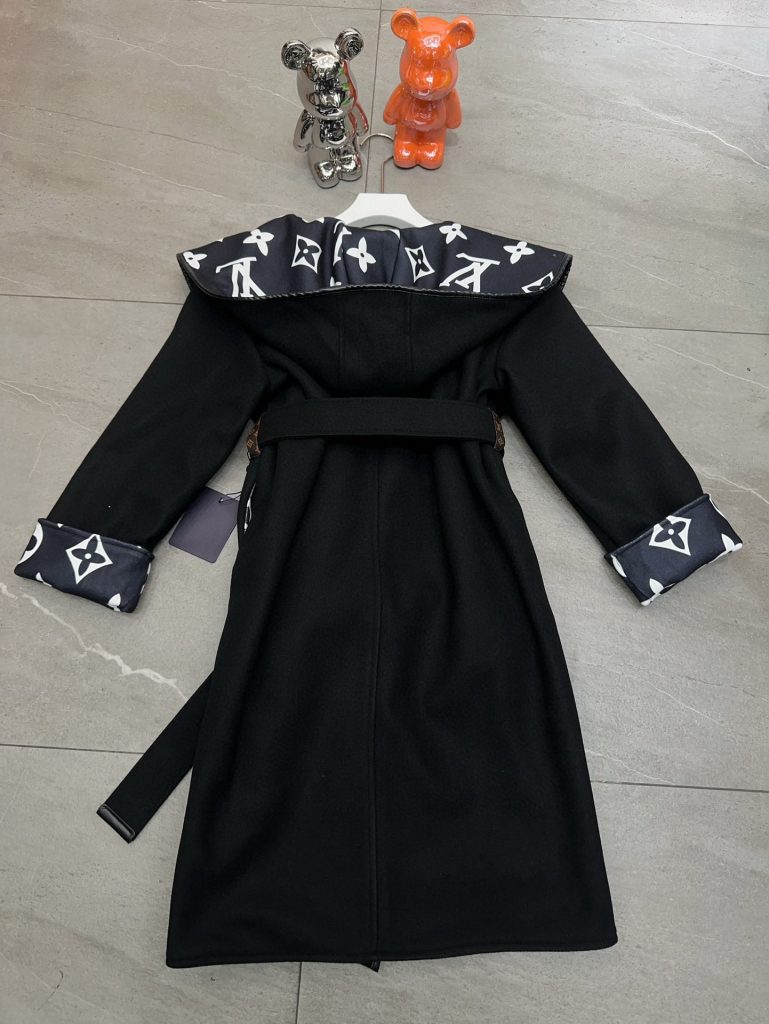 Louis Vuittonロエベ レディース ロングコート モノグラム 2色入 - 画像 7