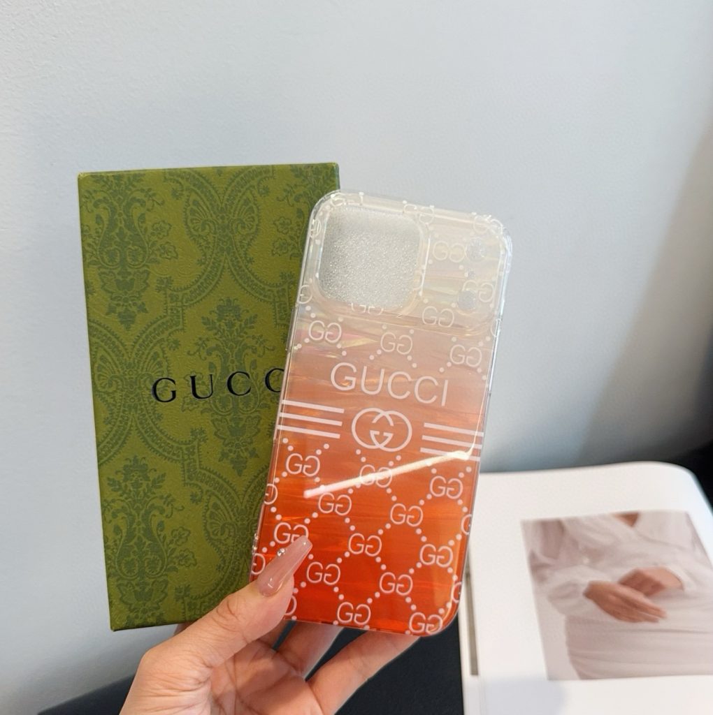 iPhoneケースGUCCI オレンジ フルグラフィック フィルムケース 1色入 🍊 - 画像 4