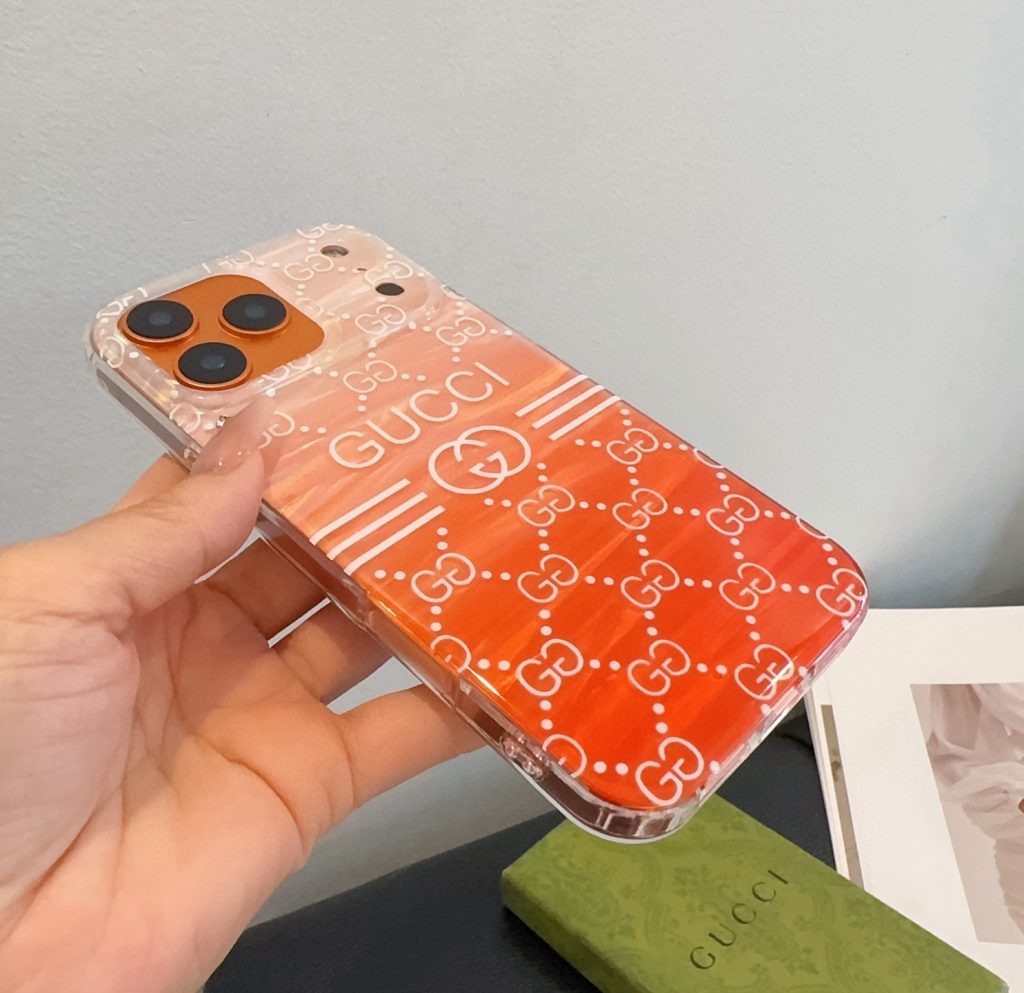iPhoneケースGUCCI オレンジ フルグラフィック フィルムケース 1色入 🍊 - 画像 5